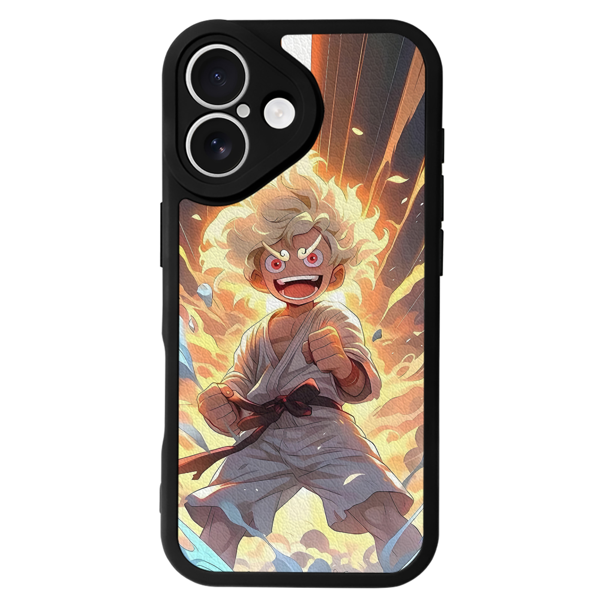 （画像用） ワンピース ONE PIECE 【iPhone 16シリーズ対応】シリコンスマホケース（レザー調） 材質：シリコン